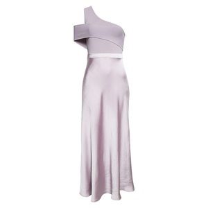 Ted Baker
Women's Purple Ivena Mixed Media One-shoulder Dress In Lilac NWT